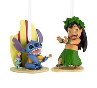 Hallmark Storied Moments Lot de 2 décorations de Sapin de Collection Disney Lilo et Stitch