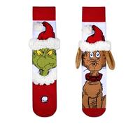 Hallmark The Grinch Socks The Grinch Gifts Chaussettes fantaisie The Grinch & Max Vert