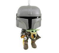 Hallmark The Mandalorian & Grogu Funko Pop Décoration à Suspendre Star Wars en résine pour Sapin de Noël