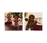 Hallmark The Studio Lot de 10 Cartes de Noël en Pain d'épice avec Photos pour Homme en 2 Motifs