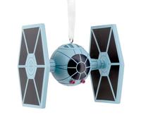 Hallmark TIE Fighter Décoration à Suspendre Motif Star Wars | Décoration de sapin de Noël, fabriquée à partir de résine résistante, mesure 7 x 6,3 x 5,7 cm (l x H x P)