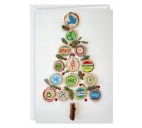 Hallmark UNICEF 1XPX5649 Cartes de Nol en bote Arbre de la paix (12 cartes et 13 enveloppes)