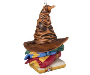 Hallmark Warner Bros. Harry Potter Décoration de Sapin de Noël avec Chapeau et Peignoirs