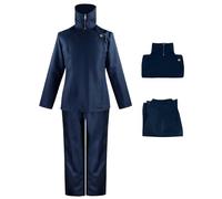 Hallojojo Inumaki Toge Cosplay Costume avec Perruque Déguisement Anime Jujutsu Kaisen Costume Toge Inumaki Uniforme Scolaire Noël Halloween Carnaval Fête Performance Fancy Dress Adulte