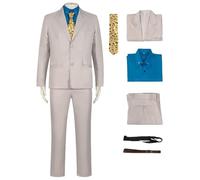 Hallojojo Nanami Kento Cosplay Costume Complet Set Déguisement de Anime Jujutsu Kaisen Costume Kento Nanami Uniforme Blazer Noël Halloween Carnaval Fête Performance Fancy Dress Adulte