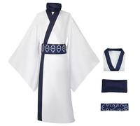 Hallojojo Ryomen Sukuna Cosplay Costume avec Perruque Déguisement Anime Jujutsu Kaisen Costume Sukuna Ryomen Kimono Noël Halloween Carnaval Fête Performance Fancy Dress Adulte