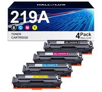 HALLOLUX Lot de Toners 219A compatibles avec HP 219A pour HP Color Laserjet Pro MFP 3302FDWG 3302FDNG 3302SDWG 3202DW 3302FDW 3302SDW 3302FDN 3302FDWG 3202DN W2190A W2191A W21922. A W219. 3 A
