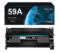 HALLOLUX 59A Toner Noir (CF259A) Compatibles pour HP 59A 59X CF259X pour HP Laserjet Pro M304 M404 M404dn M404dw M404n M428 MFP M428fdw M428dw M428dn (Noir, 1 Pack)