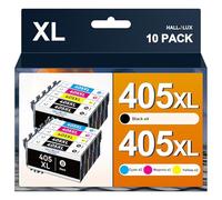 Lot de 10 Cartouches 405XL 405 XL compatibles avec Epson 405 XL 405 pour Epson Workforce Pro WF-4820 pour Epson WF 3820 WF 4820 WF 3820 WF 3825