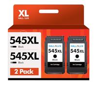 HALLOLUX Replacement pour PG-545XL CL-546XL PG 545XL CL 546XL Cartouches d'encre pour MX495 TR4550 TR4551 TS3150 TS3151 MG2450 MG2500 MG2950 MG2550S (Noir, 2-Pack)
