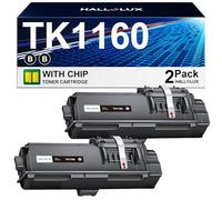 HALLOLUX TK1150 TK-1150 TK 1150 Toner de Rechange pour Kyocera TK1150 TK-1150 pour Kyocera ECOSYS P2235dn P2235dw P2235 M2735 M2135 M2635 M2735dw M2235 135 dn. M2635dn (Noir, Lot de 2 TK1150 TK-1150