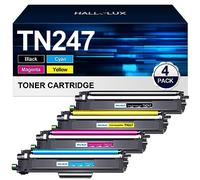 HALLOLUX TN247 TN-243CMYK Compatible Cartouche de Toner pour Brother TN247 TN243 TN-243CMYK TN247BK pour DCP-L3550CDW MFC-L3750CDW MFC-L3770CDW DCP-L3510CDW HL-L3270CDW (4-Pack)