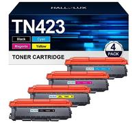 HALLOLUX TN423 Compatible Cartouche de Toner pour Brother TN423 TN-423 TN421 Compatible avec HL-L8260CDW HL-L8360CDW DCP-L8410CDN DCP-L8410CDW MFC-L8690CDW MFC-L8900CDW (4-Pack)