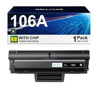 HALLOLUX Toner 106A W1106A Compatible pour 106A Toner pour HP Laser MFP 137fwg Noir 106A Toner Noir pour HP Laser 107w Toner 107a 107r MFP 137fwg 137fnw 135wg 135w 135a 135r