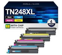 HALLOLUX Toner TN248XL TN248 Compatible pour Brother TN-248XL TN248XL TN248CMYK TN248 pour Brother HL-L3240CDW MFC-L3760CDW MFC-L3740CDWE DCP-L3560CDW MFC-L8390CDW DCP-L3520CDWE HL-L8240CDW (4-Pack)