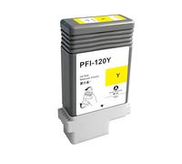 Hallosun PFI-120YL PFI120 Cartouche d'encre jaune compatible avec les imprimantes Canon ImagePrograf TM-200 TM-205 TM-300 TM-305