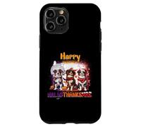 HalloThanksMas Australian Shepherd Spooky Thankful Merry Coque pour iPhone 11 Pro