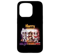 HalloThanksMas Australian Shepherd Spooky Thankful Merry Coque pour iPhone 15 Pro