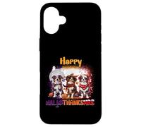 HalloThanksMas Australian Shepherd Spooky Thankful Merry Coque pour iPhone 16 Plus