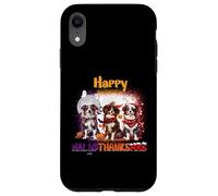HalloThanksMas Australian Shepherd Spooky Thankful Merry Coque pour iPhone XR