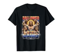 Hallowed Be Thy Gains Funny Christian Lifting Meme Gym Bro T-Shirt