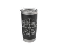 Hallowed Be Thy Gains Gym Lifting Gothique Gobelet isotherme en acier inoxydable double paroi