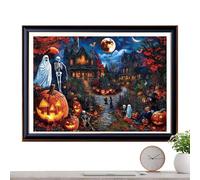 Halloween | 1000 pièces de maison hantée d'Halloween, jeu de société interactif défi mental - Décoration d'automne et temps libre à l'intérieur