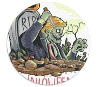 Halloween 1000 Pièces Puzzles Convient Aux Adultes Aux Enfants Dope Puzzle Rond Cadeau Les Anniversaires Jeu Éducatif Défi Jouets Puzzle Bricolage pour Décoration D’intérieur 1000pcs (67.5x67.5cm)