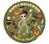 Halloween 1000 Pièces Puzzles Convient Aux Adultes Aux Enfants Dope Puzzle Rond Décompression Et Cadeau Jeu Cadeau Unique De l'art De La Décoration Moderne 1000pcs (67.5x67.5cm)