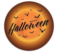 Halloween 1000 Pièces Puzzles Convient Aux Adultes Aux Enfants Dope Puzzle Ronds Cadeau Les Anniversaires Jeu D'Intelligence De l'art De La Décoration Moderne 1000pcs (67.5x67.5cm)