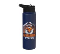 Halloween 250e anniversaire aigle patriotique Halloween Stainless Steel Insulated Water Bottle