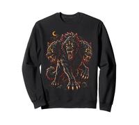 Halloween 3 têtes Hellhound Cerberus Gothic Horror Werewolf Sweatshirt