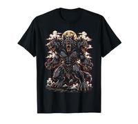 Halloween 3 têtes Hellhound Cerberus Gothic Horror Werewolf T-Shirt