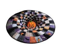 Halloween 3D Illusion Door Mat, Quilted Non Slip Abyss Rug