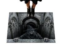 Halloween 3D Optical Illusion Entrance Rug Non-Slip Mat