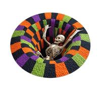 Halloween 3D Rug - Ghost Skull Illusion | 23.6in Non-Slip
