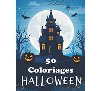 Halloween 50 coloriages: Ce livre contient 50 images à colorier pour enfants sur le thème d' halloween | grand format 8,5x11 pouces, A4 | Parfait pour une idée cadeau |