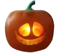 Halloween a mené l'expression étrange drôle 3 en 1 lanterne de citrouille chantante parlante avec projecteur, avec projecteur intégré et haut-parleur décoration d'Halloween pour la fête à la maison