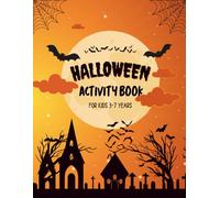 Halloween Activity Book for Kids 3-7 Years: Easy and large print riddles, coloring pages, word search puzzles and cut and paste activities for the holiday season