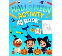 Halloween Activity Book for Kids Ages 4-10 Years Old: Holiday Mixed Puzzles Book For Kids. Includes Sudoku, Coloring, Mazes, Word Search, Word Scramble and More!
