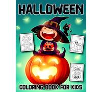 Halloween Activity Book For Kids: Fantasy Kids Halloween Book With Cute Spooky Scary Pumpkins, Cats, Skeletons, Ghosts, Witches, Haunted Houses Perfect For Kids Ages 3-5,4-8
