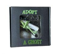 Halloween Adoptez un fantôme, personnalisez le petit fantôme de poche avec un petit parchemin, mini poupée fantôme effrayante en feutre, figurines d'animaux de compagnie pour les amateurs de