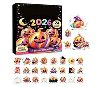 Halloween Advent - 2026 Calendar | Acrylic Pumpkin Ghost Figures
