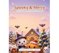 Halloween and Christmas coloring book (all in one for 3-8 yrs): 40 pages 3D coloring book, where you can play with colour in your own way. it's high ... manually so that you kid grow very naturally