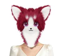 Halloween Animal Head Masque Adjustable Plush Csplay The Unique DHeadwear