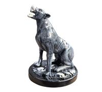 Halloween Animal Statue - Dog Skull Candle Ghost Lamp Resin Ornements | Décoration de la maison Hall0ween Black Cat | de bureau animal squelettique pour décoration de placard d'étagère de sal
