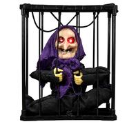 Halloween Animatronics, cage de sorcière activée par le mouvement pour les maisons hantées