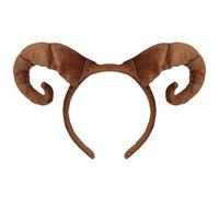 Halloween Antilope Cornes Bandeau Bélier Corne Serre-tête Animaux Chèvre Mouton Cornes Coiffe Bandeau Femme Noël Vacances Festival Défilé Cosplay Déguisement