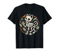 Halloween Auxiliaire Vétérinaire Chat Fantôme Stéthoscope T-Shirt