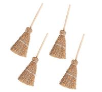 Halloween balai cheveux pinces-Lot de 4 Mini sorcière balai épingles à cheveux pour Costumes, cotillons, sorcière Cosplay, décorations